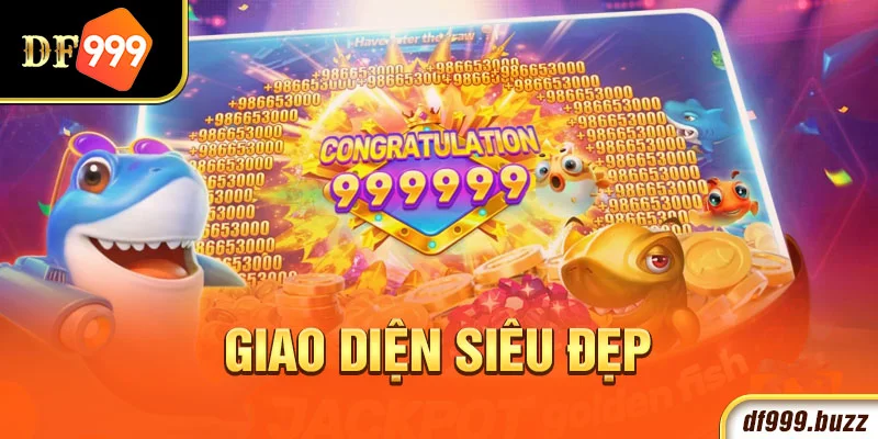 Giao diện game bắn cá là ưu điểm được lòng người chơi