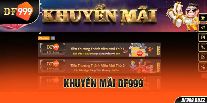 Khuyến mãi DF999 cực sốc